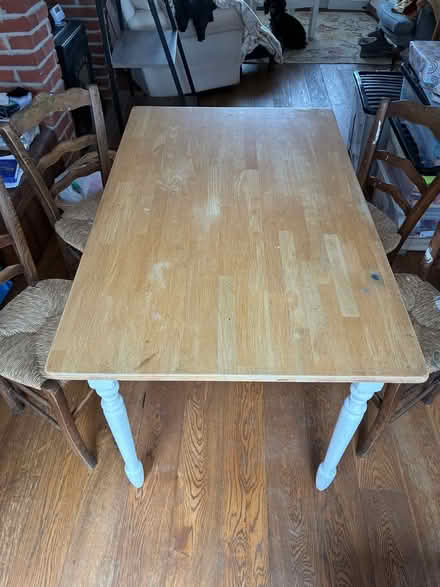 Photo of free table and chairs can split (North Lancing BN15) #2