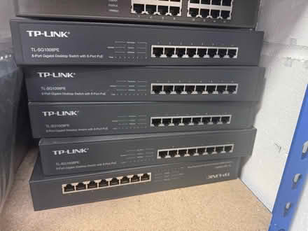Photo of free 6 x 8 port PoE gigabit switches (Barbican EC1A) #1