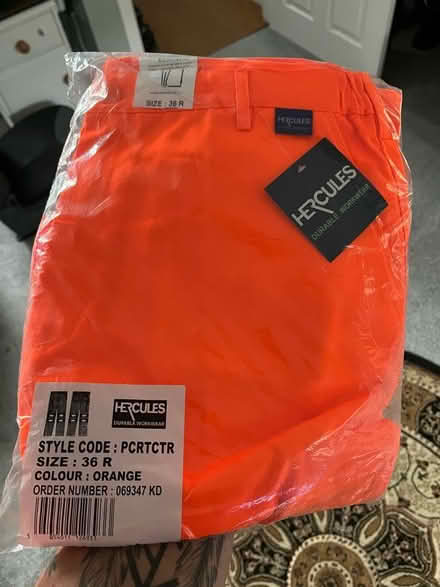 Photo of free 36R hi vis trousers brand new (Temple Sowerby CA10) #1