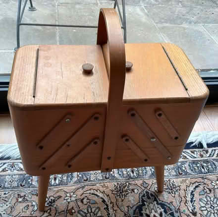 Photo of free vintage hobby/sewing chest (Cookham SL6) #2