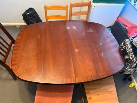Photo of free Dining table with chairs (Charnock S12) #2