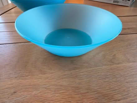 Photo of free 8 Blue plastic cereal bowls (Burridge SO31) #2