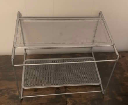 Photo of free Two-tier wire mesh metal shelf (Union Square/Prospect Hill) #1