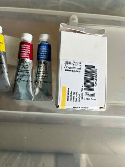 Photo of free FOUR 5ml TUBES WINSOR AND NEWTON WATERCOLOUR (Hoddesdon EN11) #2