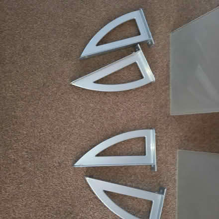 Photo of free 2 glass shelves (Great Baddow Cm2 7at) #2