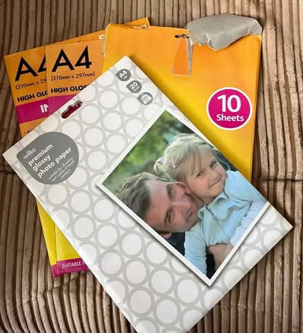 Photo of free A4 photo paper (Peasholm YO12) #1