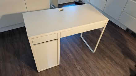 Photo of free White Ikea Micke Desk (Giltbrook NG16) #1