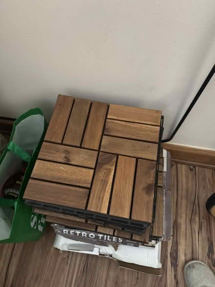 Photo of free Self-adhesive floor tiles (Foggy Bottom) #2