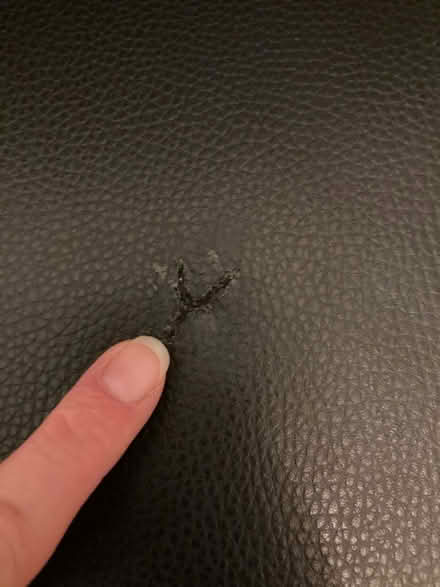 Photo of free Black leather-look chair (Hitchin SG4 7SN) #4