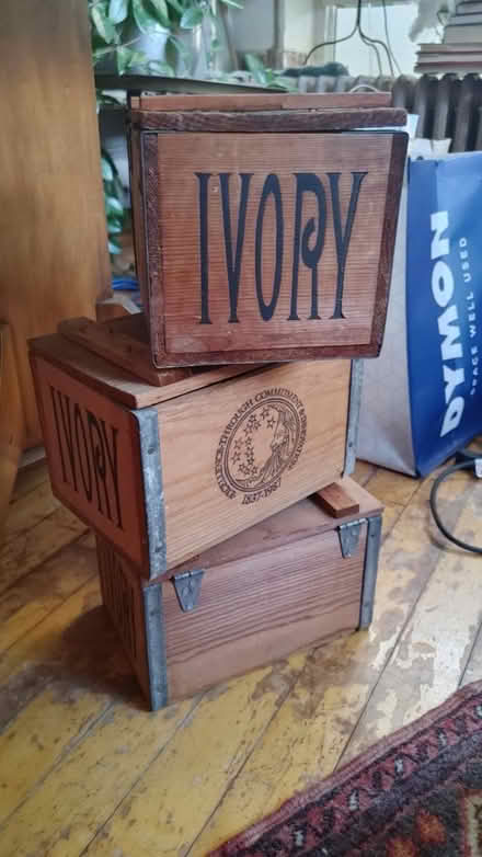 Photo of free 3 wooden boxes (Trinity Bellwoods) #1