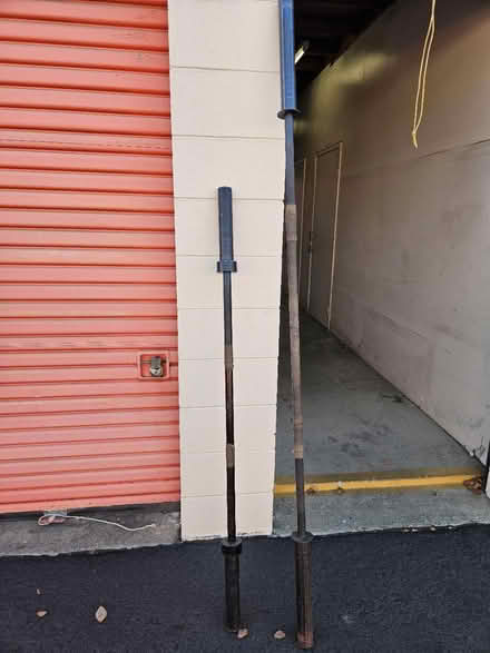 Photo of free 2 squat bars (Fair Oaks and Wolfe) #1