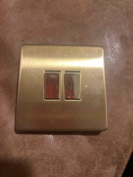 Photo of free Gold light switch cover (Brockley SE4) #1