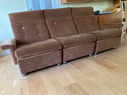 Photo of free Settee (Little Preston LS26) #1