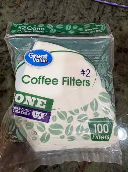Photo of free Almost full bag of coffee filters (Southeast Evanston) #1