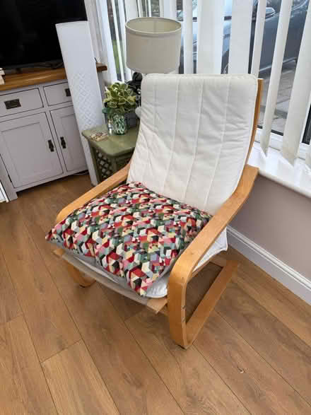 Photo of free IKEA chair cream colour (Urmston M41) #1