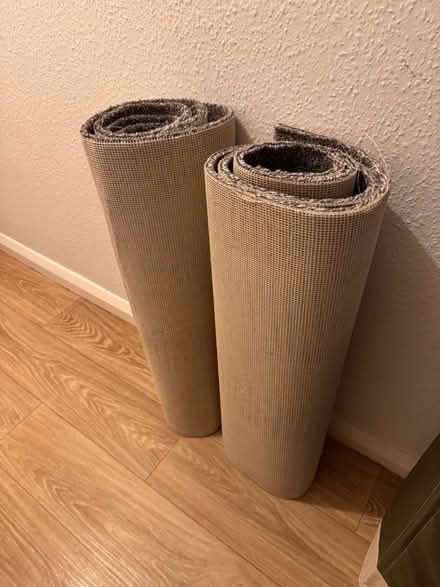Photo of free 2 new grey carpet pieces (Solihull Lodge B90) #1