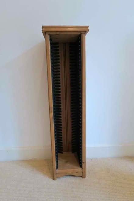 Photo of free Pine CD rack in very good condition (Purley on Thames RG31) #1
