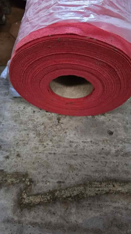 Photo of free Large roll of red carpet (Northolt) #2