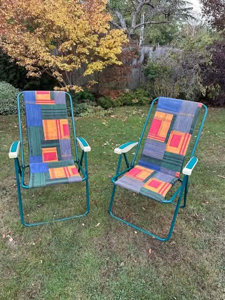 Photo of free Folding garden chairs (Buckhurst Hill IG9) #1
