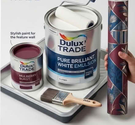 Photo of Leftover paint, gloss, varnish, or decorating tools (brushes (Baldock SG7) #1
