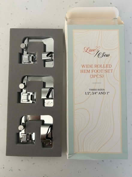Photo of free Wide rolled hem foot set (KT23 Great Bookham) #1