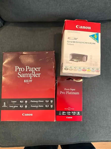 Photo of free Cannon photo paper and ink (Stoneham (Spot Pond area)) #1