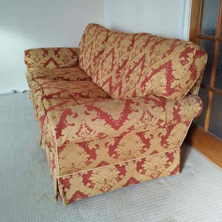Photo of free Three seater sofa, super comfy and on wheels! (Cainscross GL5) #2