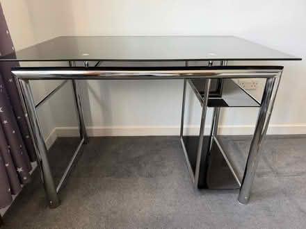 Photo of free Glass and metal desk (Wookey BA5) #1