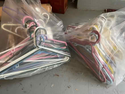 Photo of free Two bags of good coat hangers (Downtown Silver Spring) #1