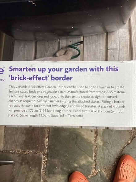 Photo of free Garden edging (Faversham ME13) #4