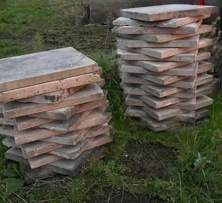 Photo of free Heavy duty flag stones - ideal base for shed etc (Croft WA3) #1