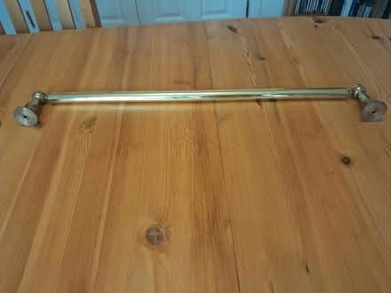 Photo of free John Lewis solid brass towel rail (Didcot OX11) #1
