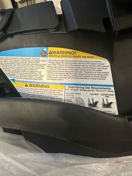 Photo of free Car seat brand new used 3-5xs (Chicago south side) #1