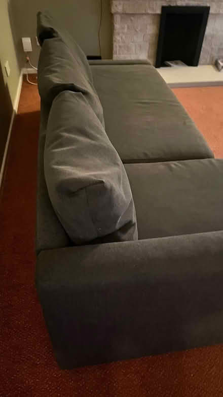 Photo of free IKEA Friheten double sofa bed navy (Lordship estate SG6 2) #2