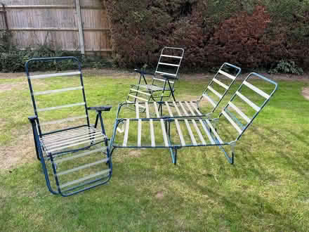 Photo of free 2 Garden Recliners, 2 Sun Loungers, No Cushions (Belmont SM5) #3