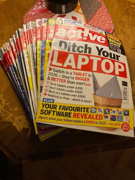 Photo of free computer active magazines (Alton GU34) #1