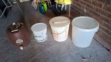 Photo of free Brewing barrels and a hydrometer (Walton ST15) #1