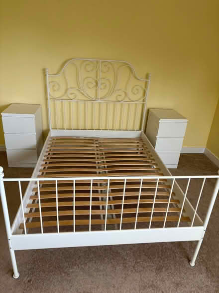 Photo of free IKEA double bed frame only (Croft WA3) #2