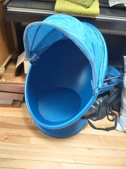 Photo of free Blue kids egg chair (Halton LA2) #1
