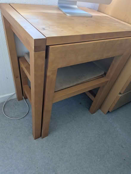 Photo of free Solid Wood Desk / Dressing Table & Chair (Heaton Mersey SK4) #1