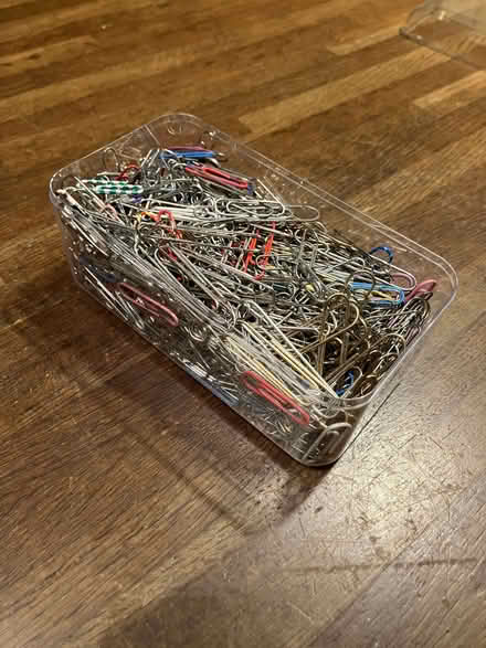 Photo of free Box of assorted paperclips (Weston Park BA1) #1