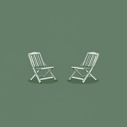 Photo of 4 folding wooden chairs. And 4 garden chairs (Grandpont OX1) #1