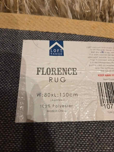 Photo of free Small Beige colour rug (Newbiggin CA11) #2