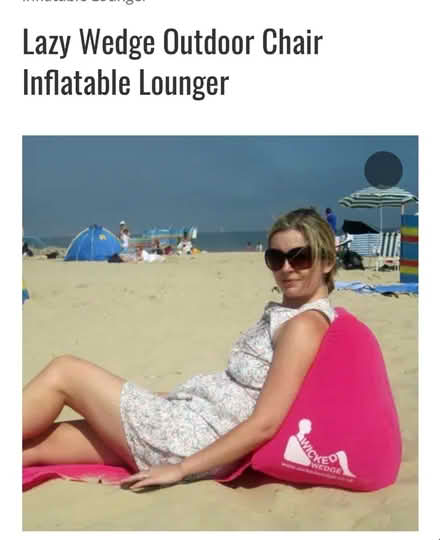 Photo of free Inflatable Beach / Camping lounger (Central Woodley RG5) #2