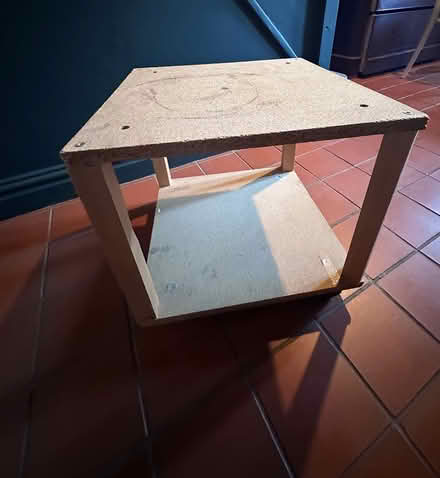 Photo of free Small MDF table on legs (Warwick CV34) #1