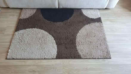 Photo of free Black / beige rug (Galmington TA1) #1