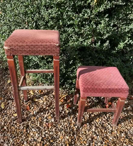 Photo of free Bar stools and foot stools (Esher, KT10) #1