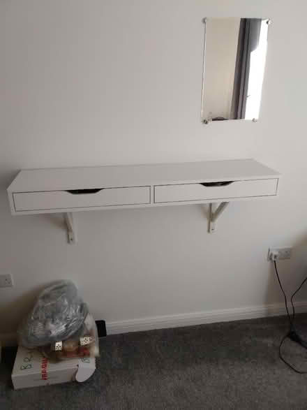 Photo of free White 2 drawer wall unit (Telford and Wrekin TF2) #1