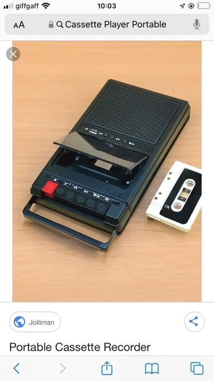 Photo of Any Working Cassette Player (Lexden CO3) #1