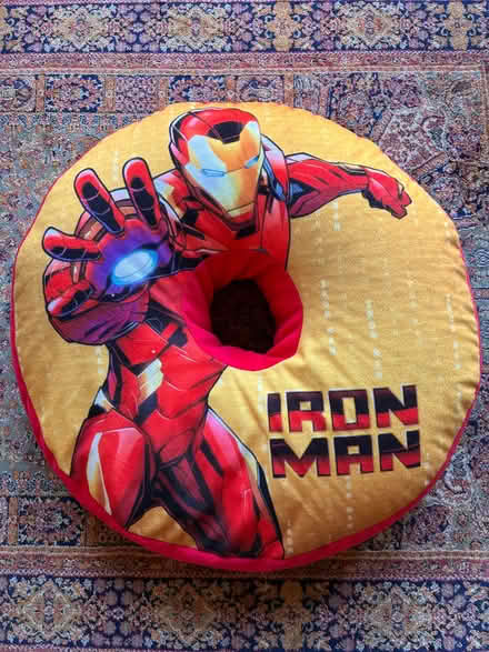 Photo of free Iron man beanie donut cushion (Brooklands Meadows Park MK10) #1